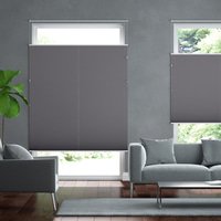 Jaloustore Plissee Ibiza Dunkelgrau - Vorschau 0
