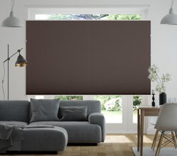 jaloustore Plissee Ibiza Schokoladenbraun