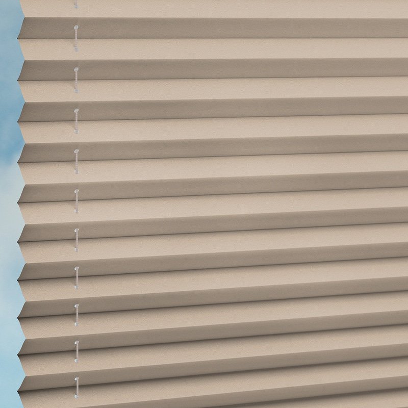 Jaloustore Plissee Lucca Reflect Beige - Bild 1