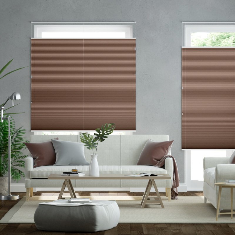 Jaloustore Plissee Lucca Reflect Braun - Bild 6