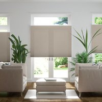Jaloustore Plissee Lucca Taupe - Vorschau 0