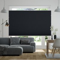 Jaloustore Plissee Lucca Schwarz - Vorschau 0