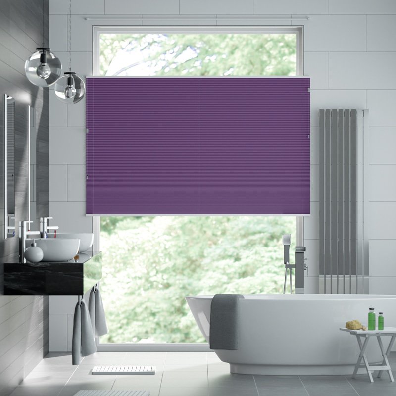 Jaloustore Plissee Modena Reflect Violett - Bild 3