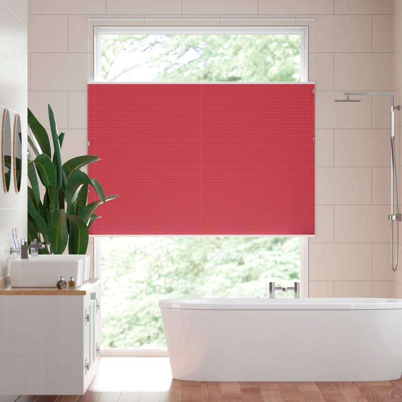 Jaloustore Plissee Modena Reflect Rot - Bild 6