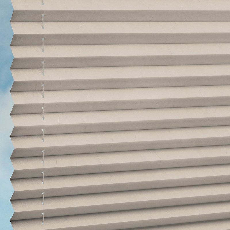 Jaloustore Plissee Siena Reflect Creme-Beige - Bild 1
