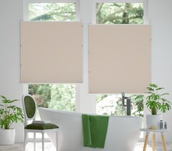 jaloustore Plissee Siena Reflect Creme-Beige