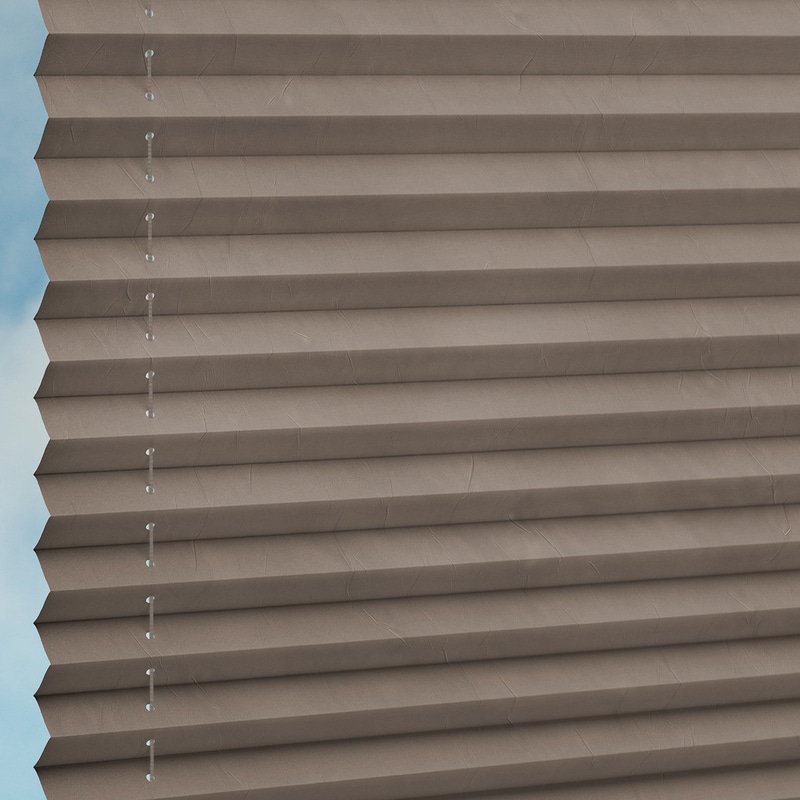 Jaloustore Plissee Siena Reflect Taupe - Bild 1