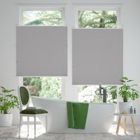 Jaloustore Blickdichtes Plissee auf Maß in Pergament-Optik mit Crush-Effekt, 'Reflect'-Rückseite Silbergrau - Vorschau 0