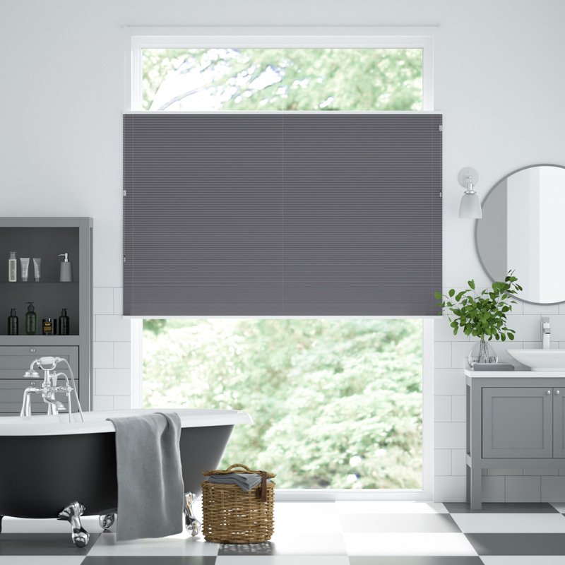 Jaloustore Plissee Siena Reflect Grau - Bild 0