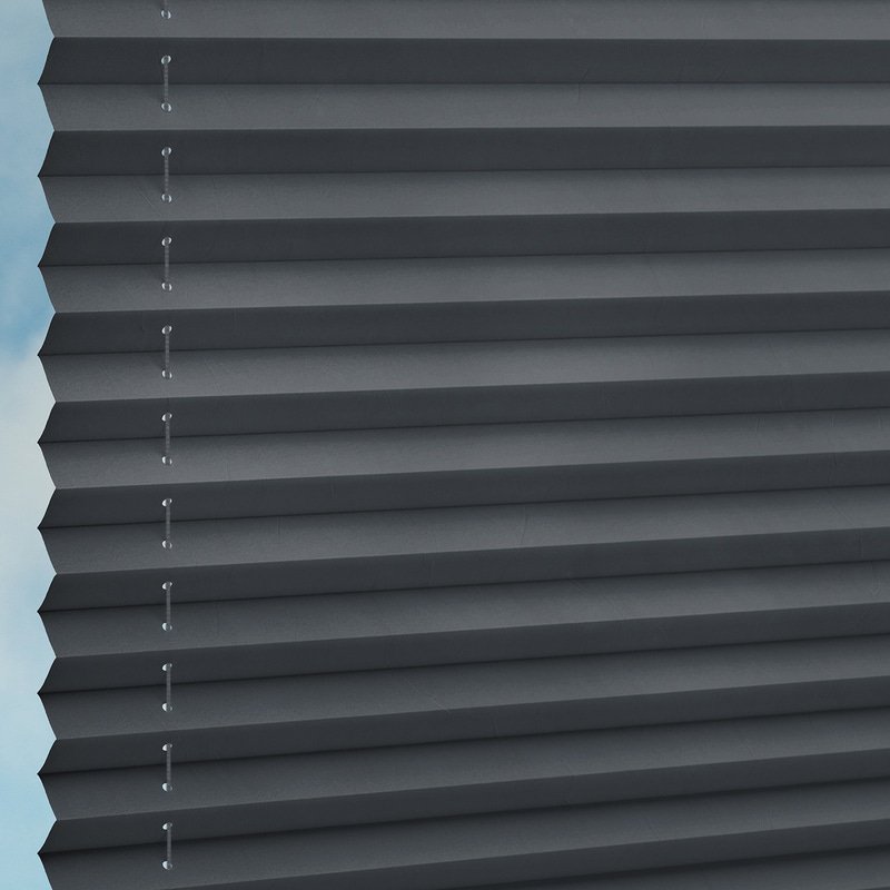 Jaloustore Plissee Siena Reflect Anthrazit - Bild 1