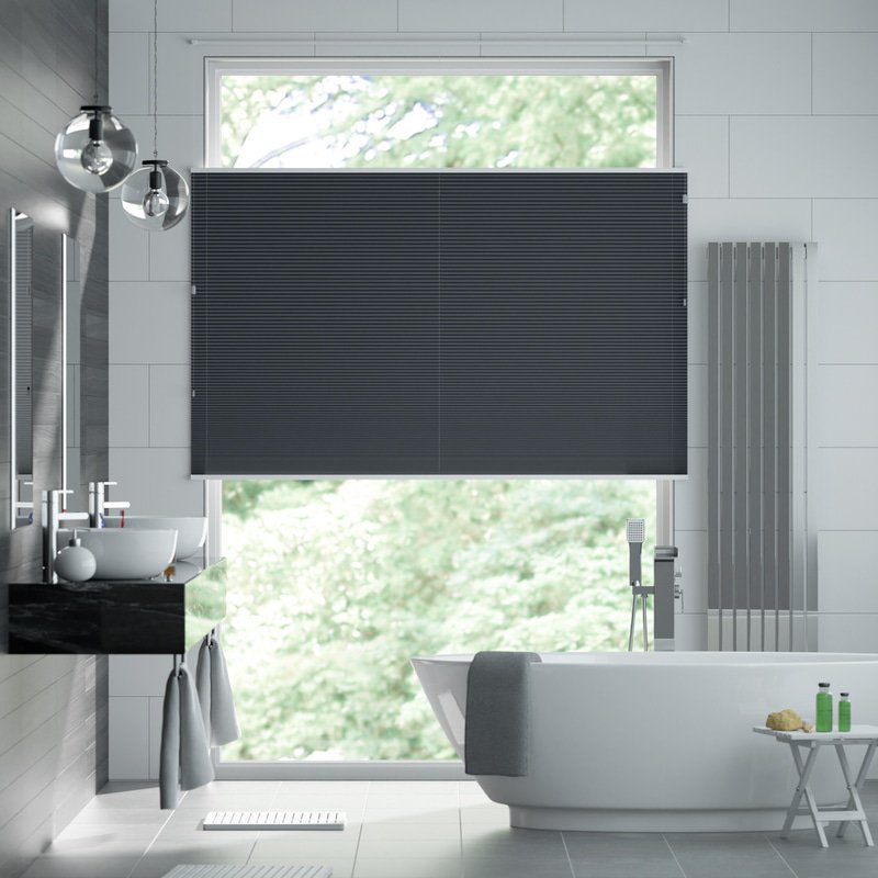 Jaloustore Plissee Siena Reflect Anthrazit - Bild 3
