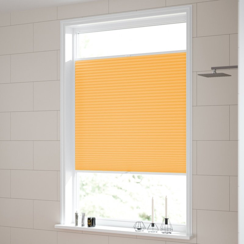 Jaloustore Plissee Kopenhagen Orange - Bild 1