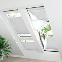 Jaloustore Plissee Kopenhagen Blackout Weiß - Vorschau 1