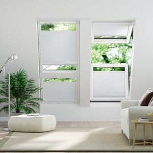 Plissee Kopenhagen Blackout Weiß