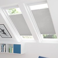 Jaloustore Plissee Kopenhagen Blackout Silbergrau - Vorschau 1