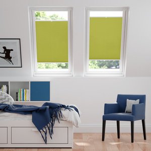 Plissee Kopenhagen Blackout Maigrün