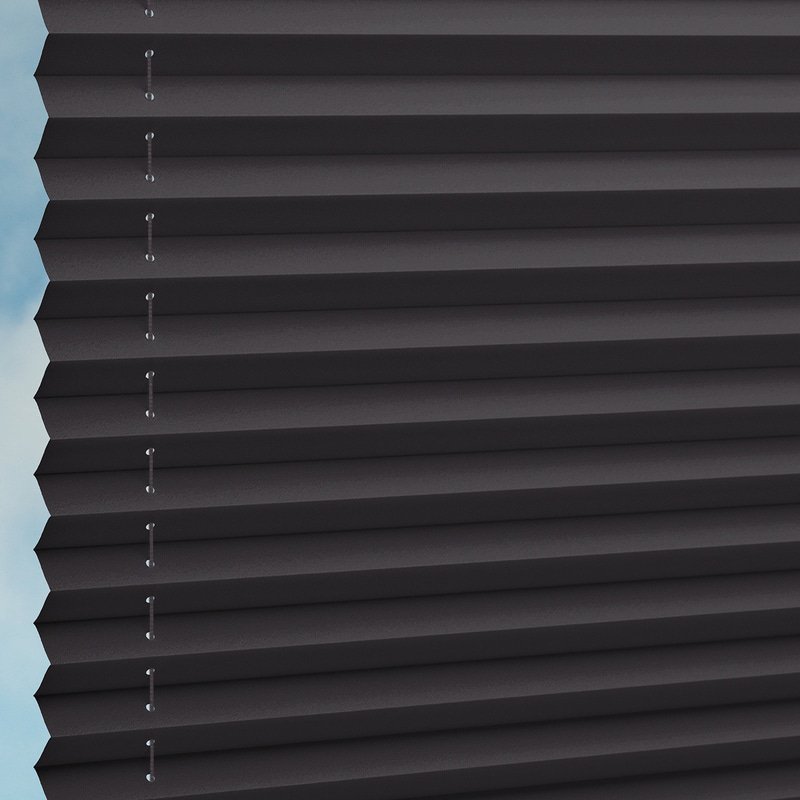 Jaloustore Plissee Kopenhagen Blackout Dunkelbraun - Bild 3