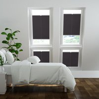 Jaloustore Plissee Kopenhagen Blackout Dunkelbraun - Vorschau 0