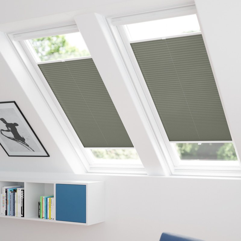 Jaloustore Plissee London Grau - Bild 1