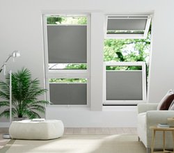 jaloustore Plissee London Anthrazit