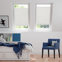 Jaloustore Plissee Kyoto Reflect Creme-Weiß - Vorschau 0