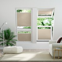 Jaloustore Plissee Kyoto Reflect Beige - Vorschau 0