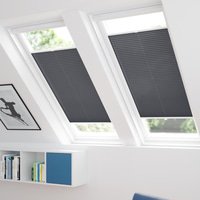 Jaloustore Plissee Kyoto Reflect Anthrazit - Vorschau 1