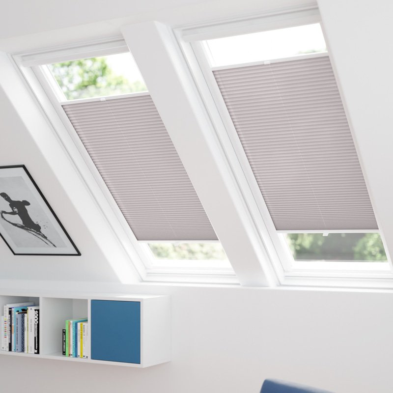 Jaloustore Plissee Menorca Creme-Beige - Bild 1