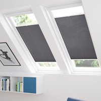 Jaloustore Plissee Ibiza Dunkelgrau - Vorschau 1