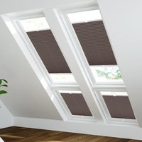 Jaloustore Plissee Ibiza Schokoladenbraun - Vorschau 1