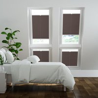 Jaloustore Plissee Ibiza Schokoladenbraun - Vorschau 0