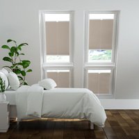 Jaloustore Plissee Lucca Taupe - Vorschau 0