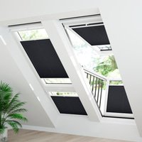 Jaloustore Plissee Lucca Schwarz - Vorschau 1