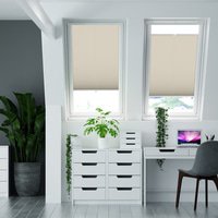 Jaloustore Plissee Lucca Creme-Weiß - Vorschau 0