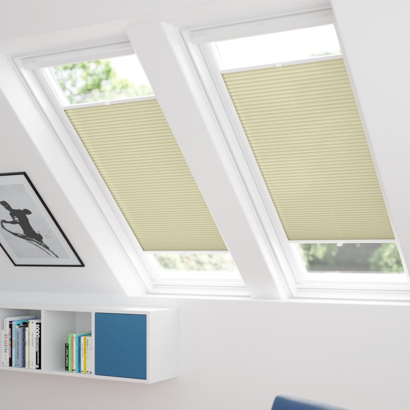 Jaloustore Plissee Lucca Hellgelb - Bild 1