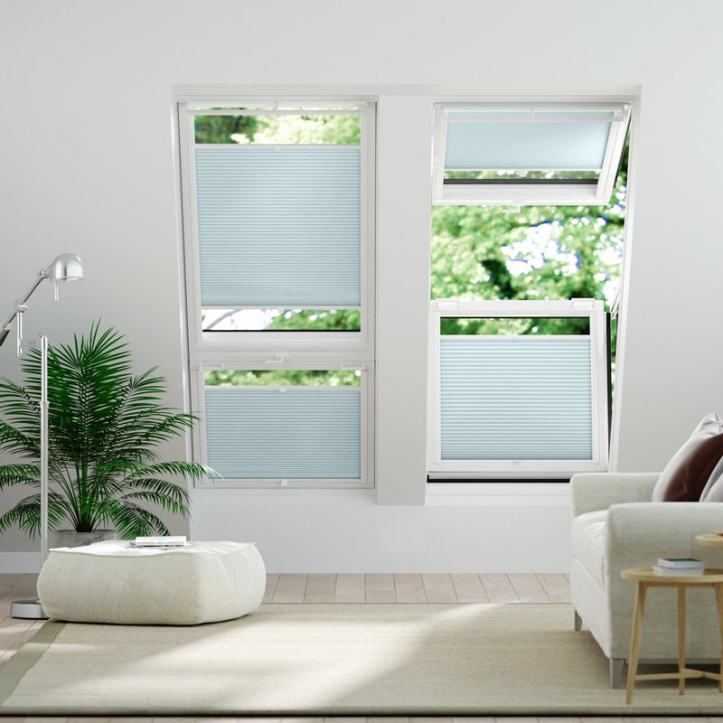 Jaloustore Plissee Lucca Pastell-Grün - Bild 0