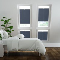 Jaloustore Plissee Lucca Jeansblau - Vorschau 0