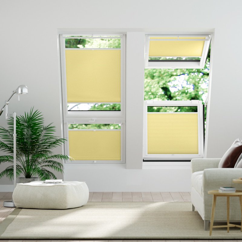 Jaloustore Plissee Lucca Sonnengelb - Bild 0