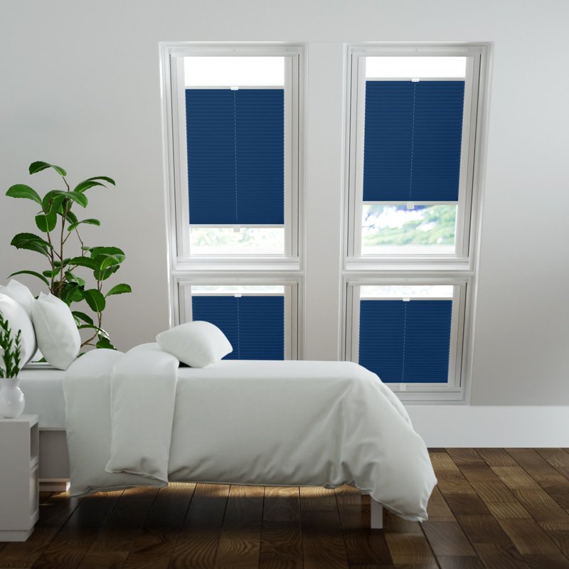 Jaloustore Plissee Lucca Enzianblau - Bild 0