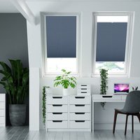 Jaloustore Plissee Modena Reflect Jeansblau - Vorschau 0