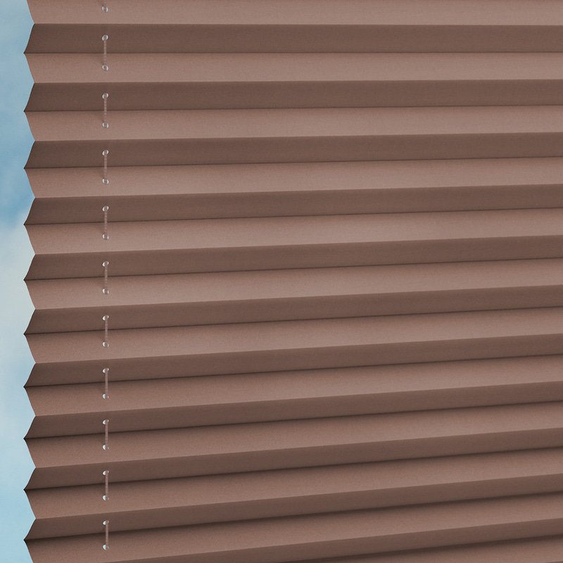 Jaloustore Plissee Modena Reflect Schokoladenbraun - Bild 3