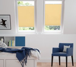 jaloustore Plissee Modena Reflect Hellgelb