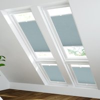 Jaloustore Plissee Siena Pastell- Blau - Vorschau 1