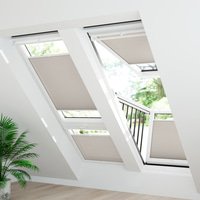 Jaloustore Plissee Siena Taupe - Vorschau 1
