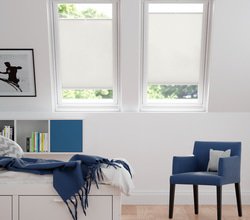 jaloustore Plissee Siena Reflect Altweiß