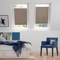 Jaloustore Plissee Siena Reflect Taupe - Vorschau 0