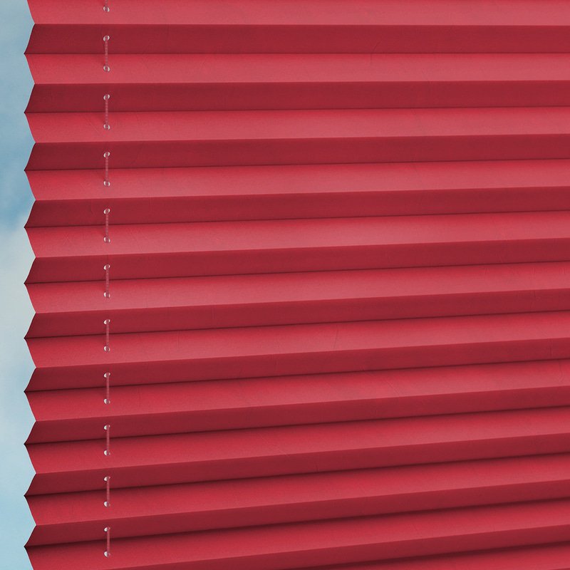 Jaloustore Plissee Siena Reflect Rot - Bild 3