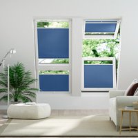 Jaloustore Plissee Siena Reflect Enzianblau - Vorschau 0