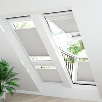 Jaloustore Plissee Siena Reflect Eisgrau - Vorschau 1