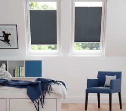 jaloustore Plissee Siena Reflect Anthrazit